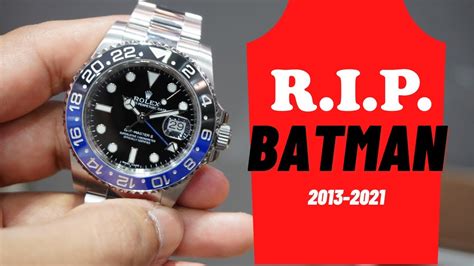 rolex batman price rise|Batman Rolex watch cost.